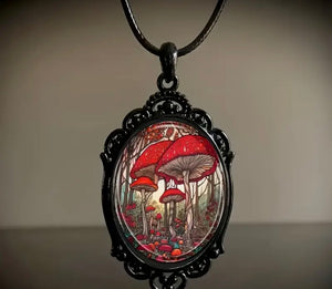 Mushroom Necklace