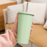 Head in the Clouds Insulated tumbler with a straw