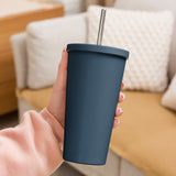 Head in the Clouds Insulated tumbler with a straw