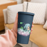 Head in the Clouds Insulated tumbler with a straw